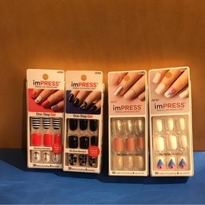 4 Packs of Impress Nails by Kiss